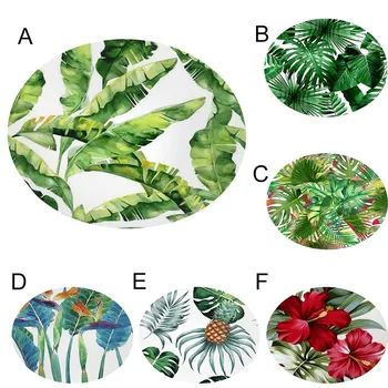 Elegant Plant leaves Pattern Rug Round Flannel Non-Slip Bathroom Kitchen Carpet Area Rug Beach Towel Home Textile Decoration
Elegant Plant leaves Pattern Rug Round Flannel Non-Slip Bathroom Kitchen Carpet Area Rug Beach Towel Home Textile Decoration