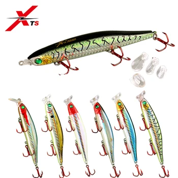 XTS Fishing Lure 90mm 105mm 124mm Artificial Hard Popper Minnow Pencil Bait 7 Colors Topwater Floating 4 lips Fishing Lure 5345 
XTS Fishing Lure 90mm 105mm 124mm Artificial Hard Popper Minnow Pencil Bait 7 Colors Topwater Floating 4 lips Fishing Lure 5345