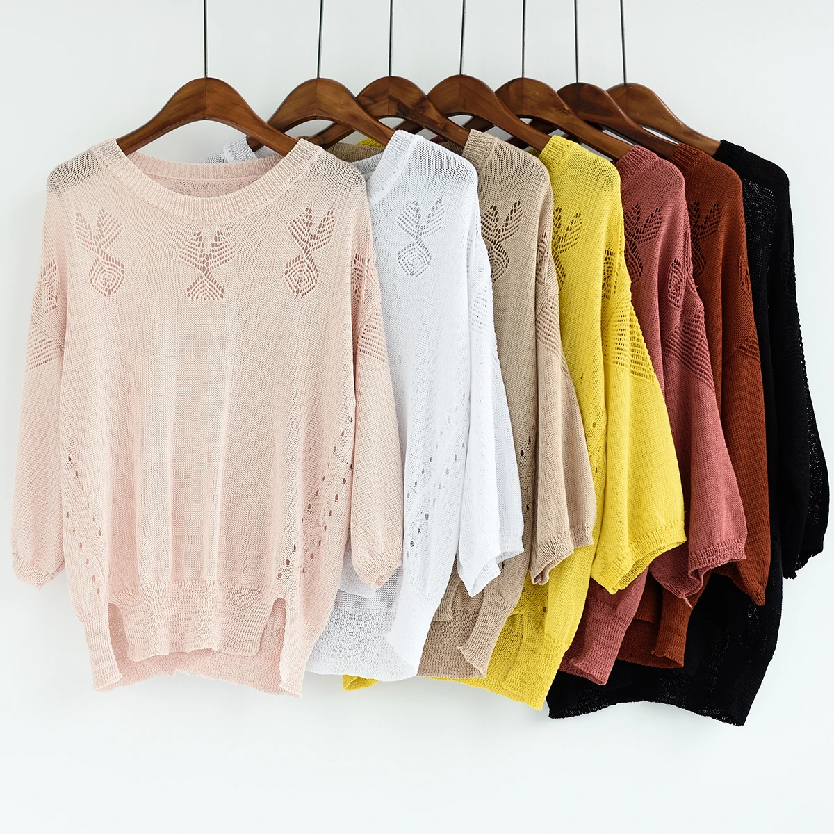 Loose Sweater Women O-neck Knitted Sweaters Tops Female Batwing Sleeve Casual Pullovers Jumper Pull Femme 2019
Loose Sweater Women O-neck Knitted Sweaters Tops Female Batwing Sleeve Casual Pullovers Jumper Pull Femme 2019