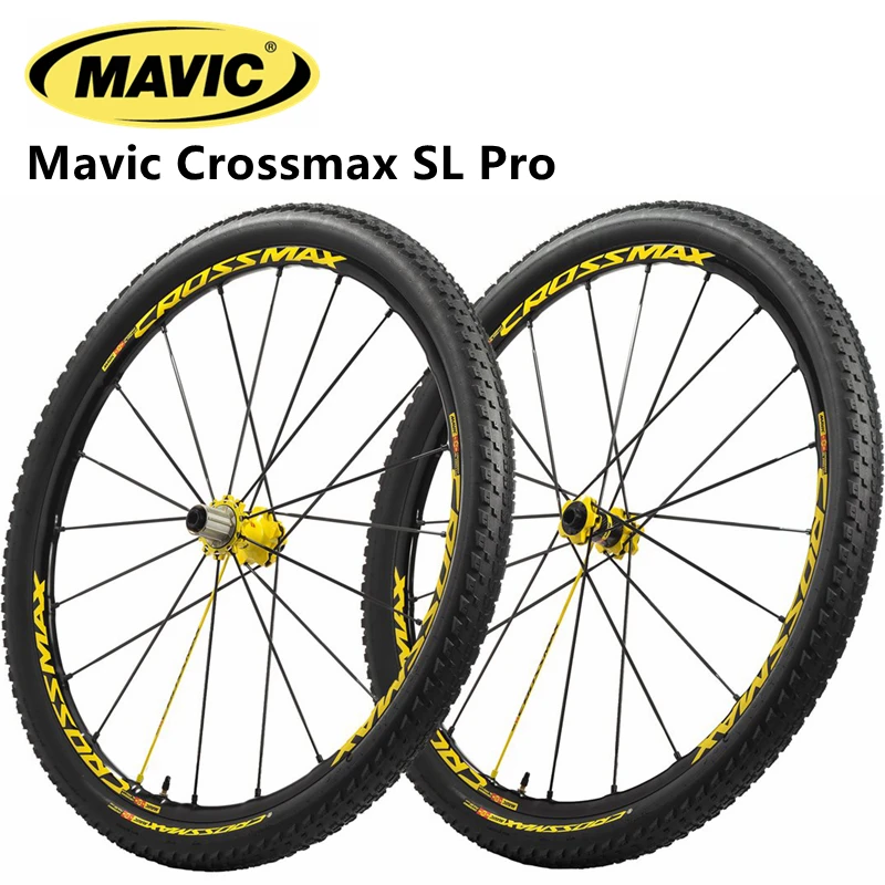 

Mavic Crossmax SL Pro WTS 27.5" 29" UST Wheelset without Tires - 6-Hole - FW: 15x100mm/QR | RW: 12x135mm/12x142mm