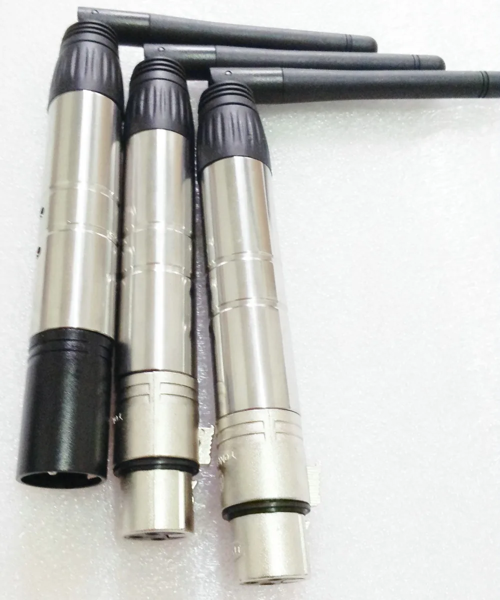 3PCS 2.4G DMX Wireless for Dj Led light Controller 1pcs Transmitter and 2pcs Receiver
3PCS 2.4G DMX Wireless for Dj Led light Controller 1pcs Transmitter and 2pcs Receiver