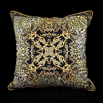 45*45cm Classical european royal velvet yellow black leopard print style pillow cover luxury backrest decorative pillowcase
45*45cm Classical european royal velvet yellow black leopard print style pillow cover luxury backrest decorative pillowcase