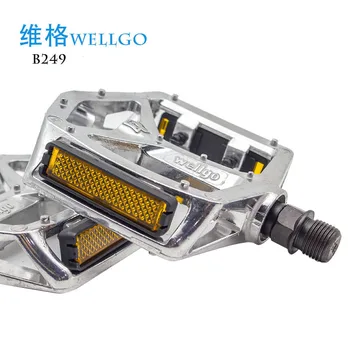 Wellgo B249 aluminum alloy big tread skid light Bearing bicycle pedal mountain bike road bike pedal Bicicleta Bicycle Accessorie
Wellgo B249 aluminum alloy big tread skid light Bearing bicycle pedal mountain bike road bike pedal Bicicleta Bicycle Accessorie