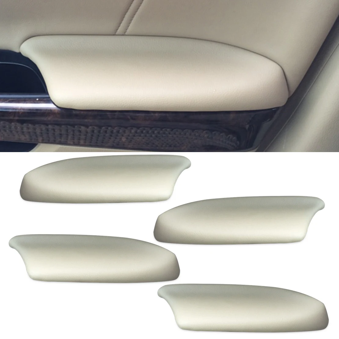 DWCX 4pcs Beige Leather Front & Rear Door Panels Armrest Skin Covers for Honda Accord 2008 2009 2010 2011 2012 only for Sedan
DWCX 4pcs Beige Leather Front & Rear Door Panels Armrest Skin Covers for Honda Accord 2008 2009 2010 2011 2012 only for Sedan