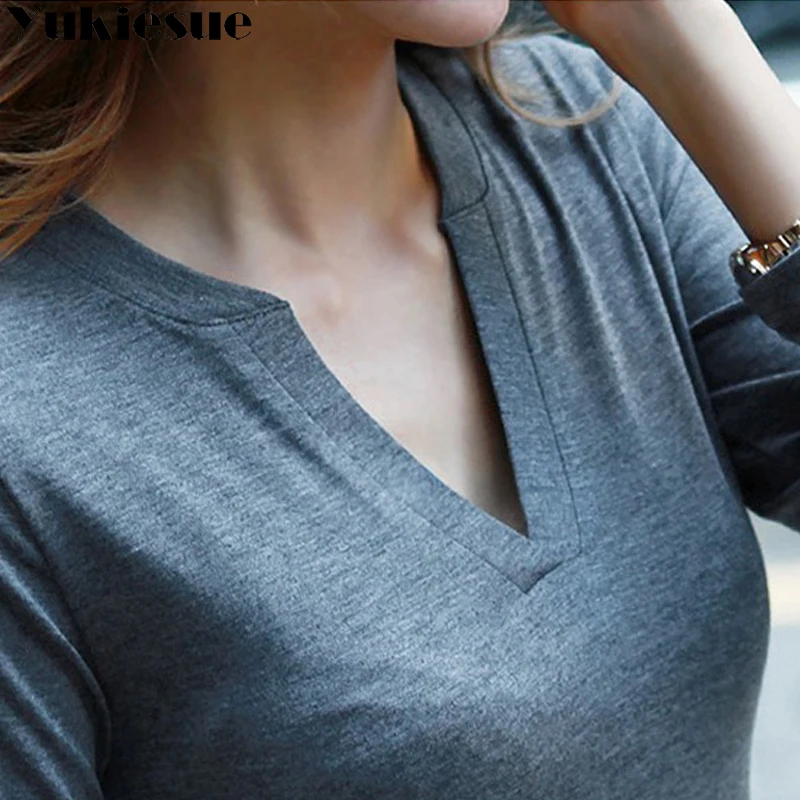 Vintage female T-shirt women tops & tees female tshirt for women V-neck long sleeve womens shirts clothes T-shirts for women
Vintage female T-shirt women tops & tees female tshirt for women V-neck long sleeve womens shirts clothes T-shirts for women
