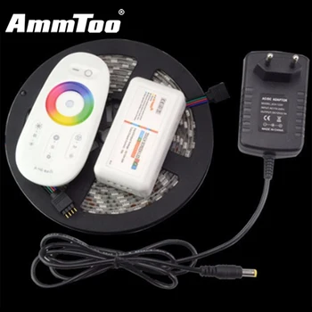 RGB LED Strip 5050 3528 SMD Led String Fita Led Tape Bar Lights + 18A 2.4G Touch Remote RGB Controller + 3A Power Adapter
RGB LED Strip 5050 3528 SMD Led String Fita Led Tape Bar Lights + 18A 2.4G Touch Remote RGB Controller + 3A Power Adapter