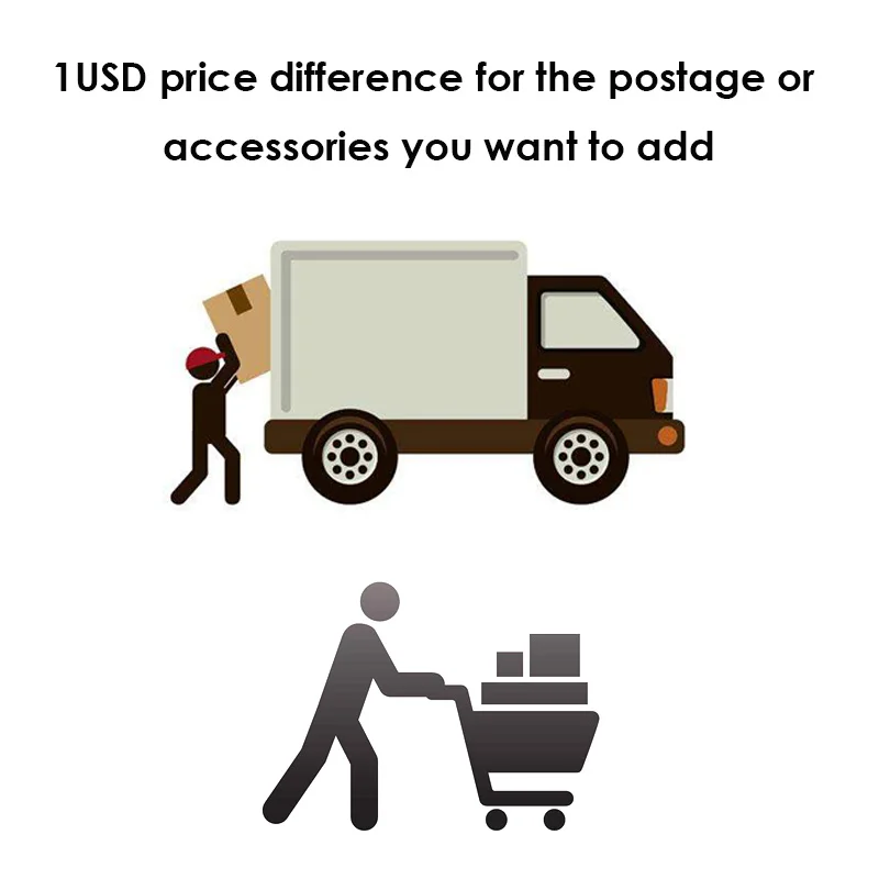 Special link for $1 USD additional pay for your required shipping method or add some accessories
Special link for $1 USD additional pay for your required shipping method or add some accessories