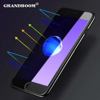 GRANDBOOM Film Curved Tempered Glass Screen Protector For iPhone 11 Pro Max XS XR X 8 7 6 6S Plus Anti-blue purple light 100pcs
GRANDBOOM Film Curved Tempered Glass Screen Protector For iPhone 11 Pro Max XS XR X 8 7 6 6S Plus Anti-blue purple light 100pcs