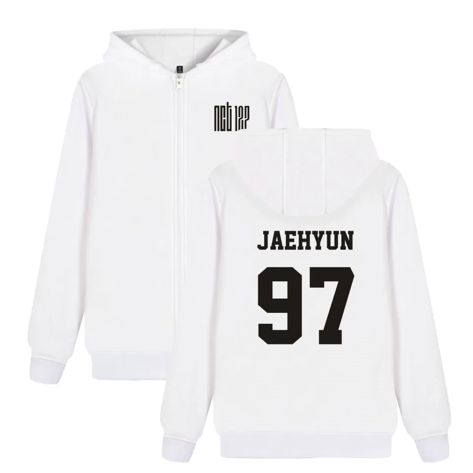 WEJNXIN Fashion Kpop NCT U 127 Zipper Hoodies Men Women Idol Group Album Fleece Sweatshirt Member Name Print Fans Tracksuit
WEJNXIN Fashion Kpop NCT U 127 Zipper Hoodies Men Women Idol Group Album Fleece Sweatshirt Member Name Print Fans Tracksuit