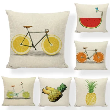 Beautiful Fruit Yellow Pineapple Watermelon Cushion Cover Lemon Bikes Funny Banana 17*17In Home Office Living Room Sofa Decorate
Beautiful Fruit Yellow Pineapple Watermelon Cushion Cover Lemon Bikes Funny Banana 17*17In Home Office Living Room Sofa Decorate