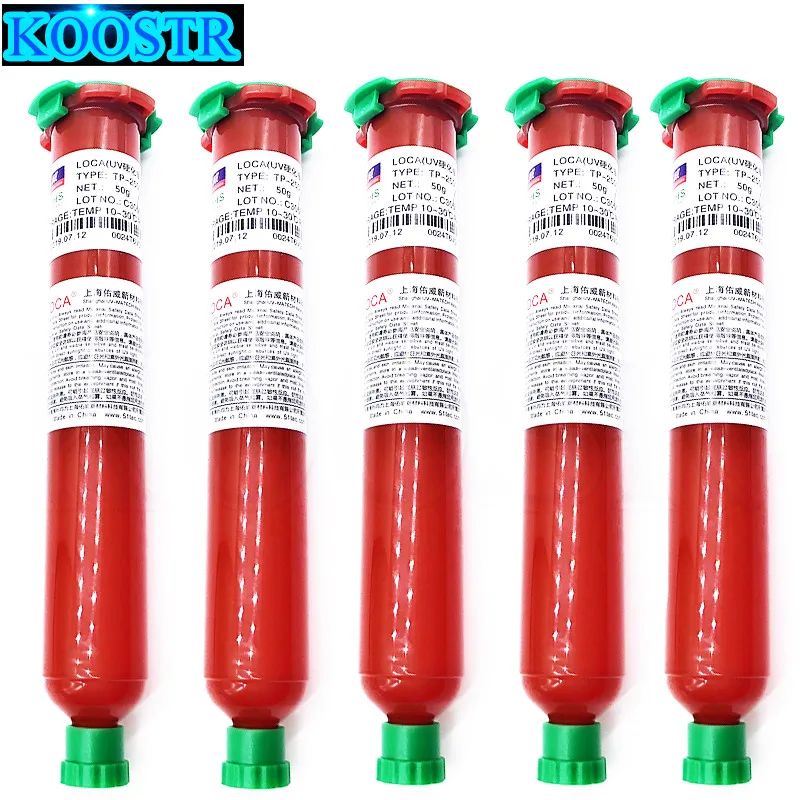5pcs*TP-2500F Genuine UV glue LOCA Liquid optical clear adhesive UV GLUE 50g Super Glue for Mobile outer glass len LCD repair
5pcs*TP-2500F Genuine UV glue LOCA Liquid optical clear adhesive UV GLUE 50g Super Glue for Mobile outer glass len LCD repair