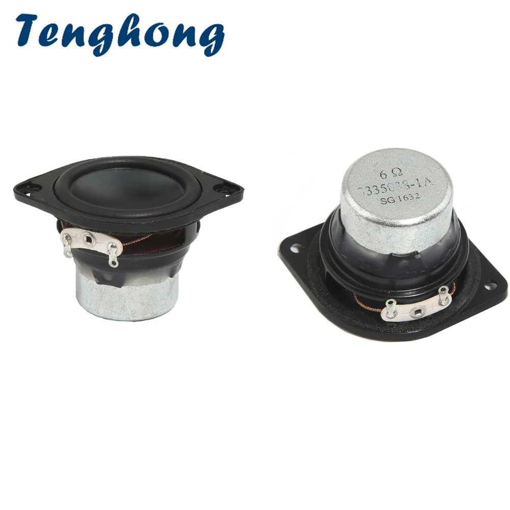 Tenghong 2pcs 1.5 Inch Full Range Speakers 6Ohm 8W Portable Audio Bluetooth Speaker Unit Treble Midrange Bass Mini Loudspeakers
Tenghong 2pcs 1.5 Inch Full Range Speakers 6Ohm 8W Portable Audio Bluetooth Speaker Unit Treble Midrange Bass Mini Loudspeakers