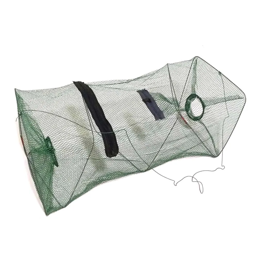21x45cm 2 Hole Portable Hexagon Fish Network Casting Nets Mesh Folding Fishing Net Tackle Shrimp Crab Catcher Tank Trap Cages
21x45cm 2 Hole Portable Hexagon Fish Network Casting Nets Mesh Folding Fishing Net Tackle Shrimp Crab Catcher Tank Trap Cages