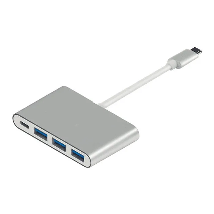 USB 3.1 USB-C Type-c Multiple 3 Ports USB3.0 Hub With PD Power Charge For Macbook & Chromebook
USB 3.1 USB-C Type-c Multiple 3 Ports USB3.0 Hub With PD Power Charge For Macbook & Chromebook