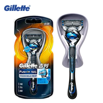 Gillette Fusion Shaving Razor blades Proshield FlexBall chill cooling shaver 1 handle 1 blade safety Straight Razors for men
Gillette Fusion Shaving Razor blades Proshield FlexBall chill cooling shaver 1 handle 1 blade safety Straight Razors for men
