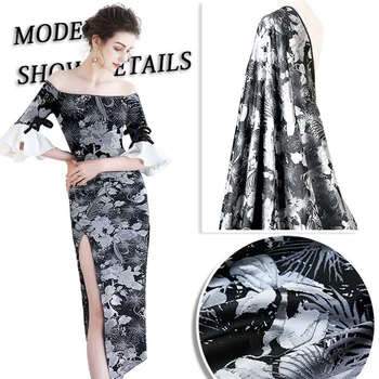 HLQON gold line yarn dyed brocade jacquard gray printing fabric for dress women clothing tissue patchwork 145cm width
HLQON gold line yarn dyed brocade jacquard gray printing fabric for dress women clothing tissue patchwork 145cm width