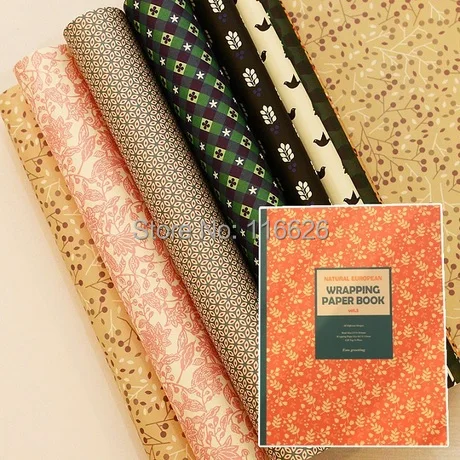 ENOGREETING Vintage Style Decorative Gift Wrapping Paper Book of different Designs Festival Gift Packing Paper Kit 24sheets/lot
ENOGREETING Vintage Style Decorative Gift Wrapping Paper Book of different Designs Festival Gift Packing Paper Kit 24sheets/lot