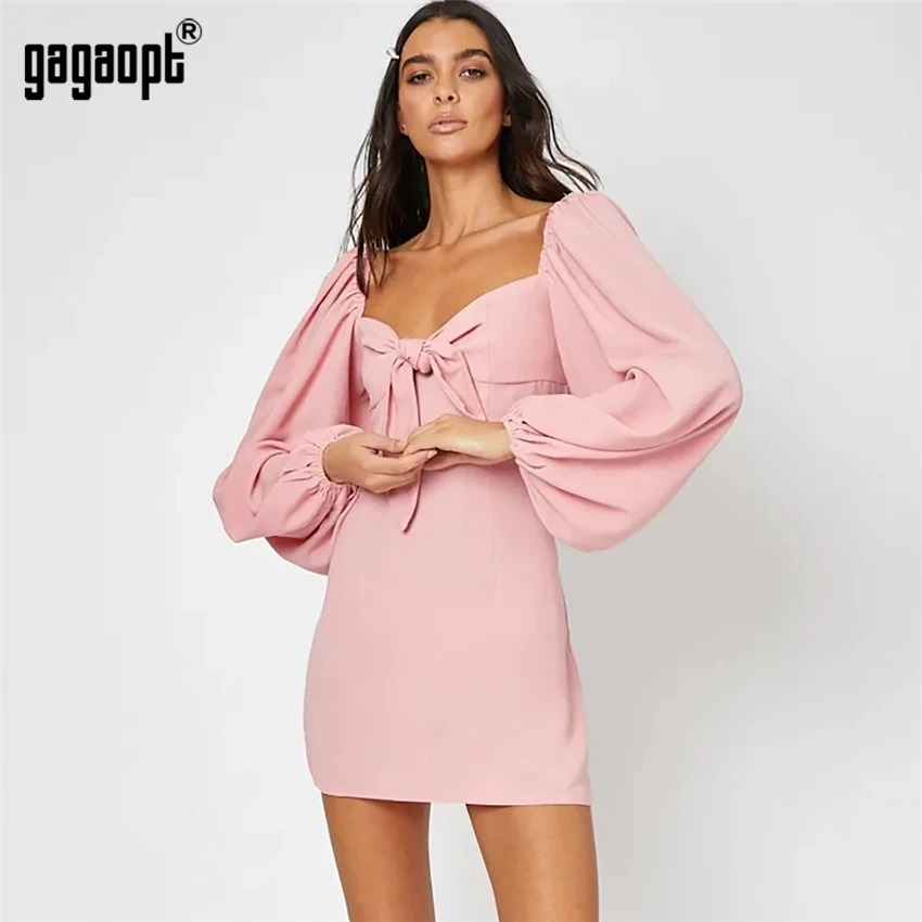 Gagaopt 2019 Autumn Bodycon Dress Women Long Sleeve Bow Sheath Dress Fashion Club Party Dresses Vestidos Robes
Gagaopt 2019 Autumn Bodycon Dress Women Long Sleeve Bow Sheath Dress Fashion Club Party Dresses Vestidos Robes