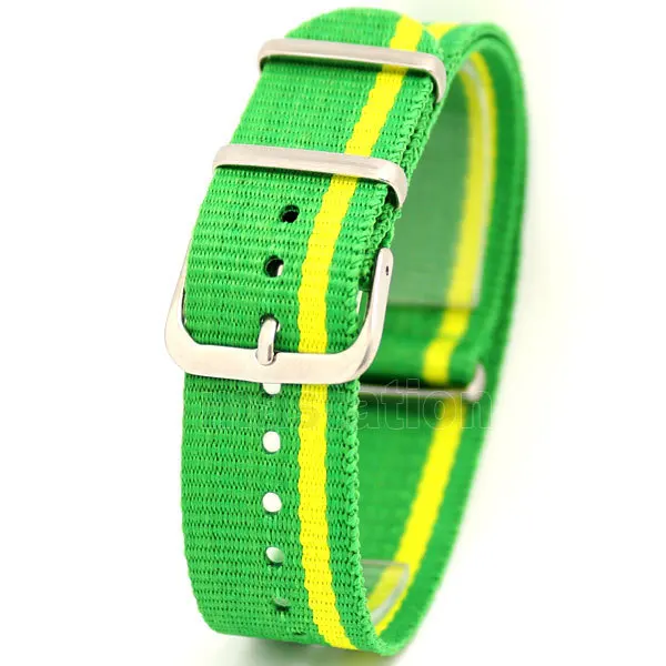 Green Yellow 20mm Band Width Fabric Nylon Canvas Wrist Watch Band Strap Stainless Steel Buckle Sports Mens Womens
Green Yellow 20mm Band Width Fabric Nylon Canvas Wrist Watch Band Strap Stainless Steel Buckle Sports Mens Womens