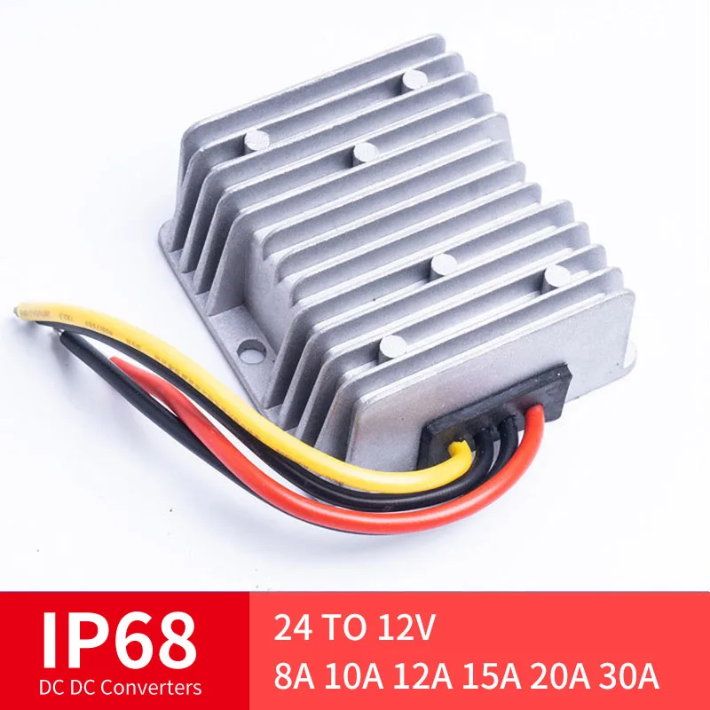 24 TO 12V 8A 10A 12A 15A 20A 30A High Quality DC Converter Step-Down DC Voltage Regulator Voltage Mutual, Suitable for Automot
24 TO 12V 8A 10A 12A 15A 20A 30A High Quality DC Converter Step-Down DC Voltage Regulator Voltage Mutual, Suitable for Automot