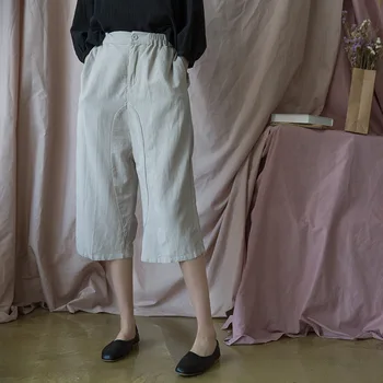 Johnature New Cotton Linen Pockets Solid Color Zipper Harem Pants 2020 Summer Vintage Calf-length Loose Women Pants
Johnature New Cotton Linen Pockets Solid Color Zipper Harem Pants 2020 Summer Vintage Calf-length Loose Women Pants