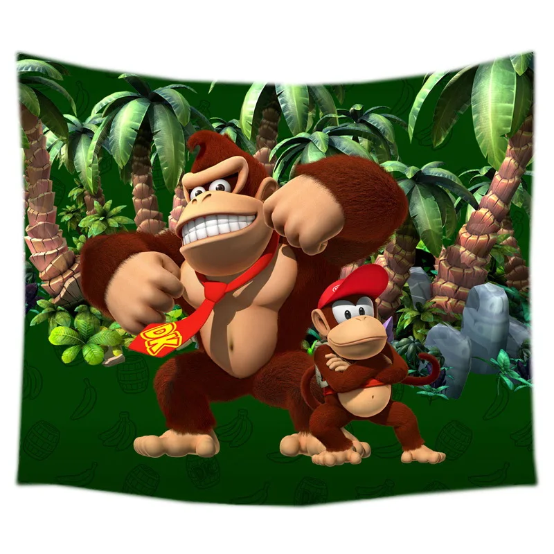 Donkey Kong Pattern Tapestry Decorative Wall Hanging Carpet Bedding Outlet Door Curtain Textiles
Donkey Kong Pattern Tapestry Decorative Wall Hanging Carpet Bedding Outlet Door Curtain Textiles