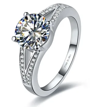 14K White Gold D VVS1 Round 2CT Moissanite Engagement Ring Vintage High Quality Guarantee Jewelry
14K White Gold D VVS1 Round 2CT Moissanite Engagement Ring Vintage High Quality Guarantee Jewelry