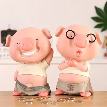 9 inch Creative piggy bank 1025-1 large Moe station pig Desktop decoration Child student gift Action Figure Model Box 23cm N728
9 inch Creative piggy bank 1025-1 large Moe station pig Desktop decoration Child student gift Action Figure Model Box 23cm N728