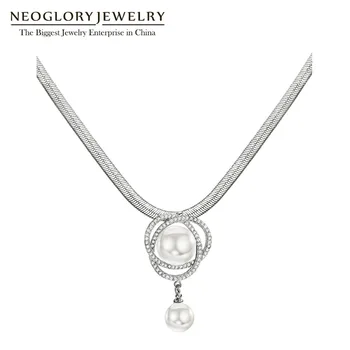 Neoglory White Simulated-Pearl Zircon Pendants Snake China Necklaces for Women Gifts 2020 New Design Brand Jewelry
Neoglory White Simulated-Pearl Zircon Pendants Snake China Necklaces for Women Gifts 2020 New Design Brand Jewelry