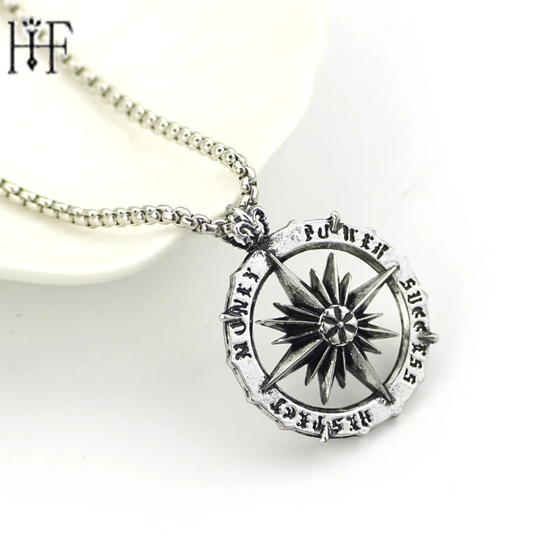 1pcs viking odin's symbol of norse runic pendant necklace Viking Runes Vegvisir Compass Pendant Vintage Jewelry
1pcs viking odin's symbol of norse runic pendant necklace Viking Runes Vegvisir Compass Pendant Vintage Jewelry