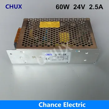 DC Switching Power Supply 24v CE ROHS DC To AC Single Output S-60W-24V 2.5A For Led Driver Strip Power Supply 60W
DC Switching Power Supply 24v CE ROHS DC To AC Single Output S-60W-24V 2.5A For Led Driver Strip Power Supply 60W