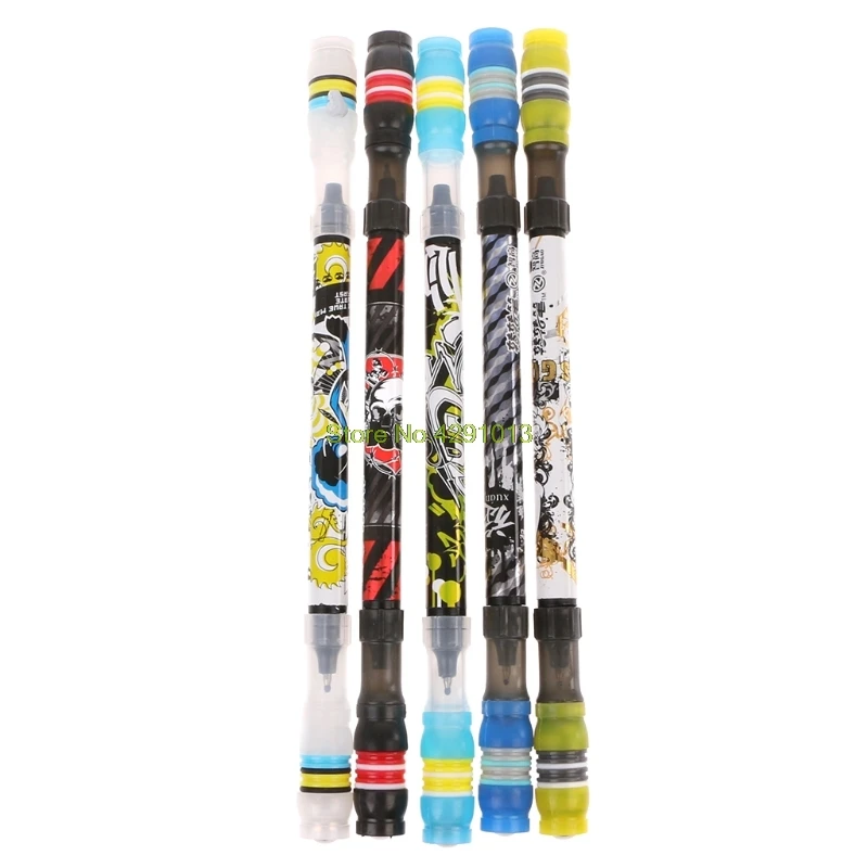 Non Slip Coated Spinning Ballpoint Pen Rolling Finger Rotating Playing Student Drop Shipping Support
Non Slip Coated Spinning Ballpoint Pen Rolling Finger Rotating Playing Student Drop Shipping Support