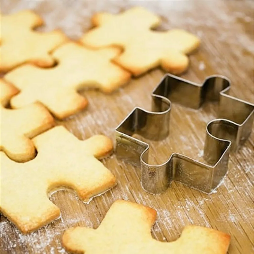 Durable Puzzle Shape Stainless Steel Cookie Cutter DIY Home Kitchen Baking Mould Cookies Biscuit Fondant Cutter Mold
Durable Puzzle Shape Stainless Steel Cookie Cutter DIY Home Kitchen Baking Mould Cookies Biscuit Fondant Cutter Mold