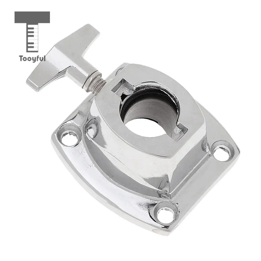 Tooyful Drum Holder Base Plate Drum Rack Clamp Drum Tom Mount Bracket for Drummer
