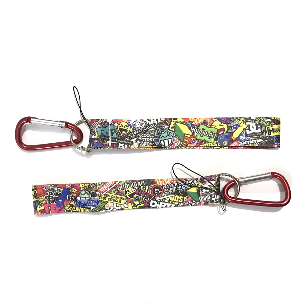 1pc Car Logo Wrist strap JDM Graffiti Painting STICKER BOMB Wrist strap Palm Lanyard for Racing Cell Holders Keychain - RED
1pc Car Logo Wrist strap JDM Graffiti Painting STICKER BOMB Wrist strap Palm Lanyard for Racing Cell Holders Keychain - RED