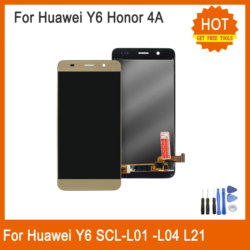 For Huawei Honor 4A Y6 LCD Monitor Replacment Touch Screen Digitizer Display Full Assembly For Huawei Y6 4A +Free Tools
For Huawei Honor 4A Y6 LCD Monitor Replacment Touch Screen Digitizer Display Full Assembly For Huawei Y6 4A +Free Tools