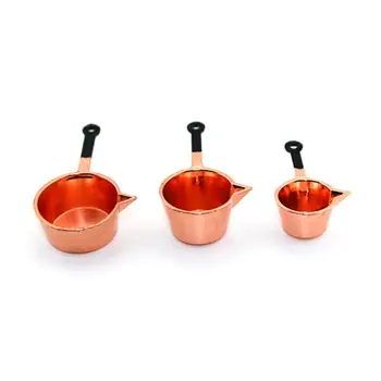 New Product 3pcs/set Miniature Dollhouse Cookware Frypan Frying Pans Cooking Pots For 1:12 Scale Doll House Kitchen Accessory
New Product 3pcs/set Miniature Dollhouse Cookware Frypan Frying Pans Cooking Pots For 1:12 Scale Doll House Kitchen Accessory