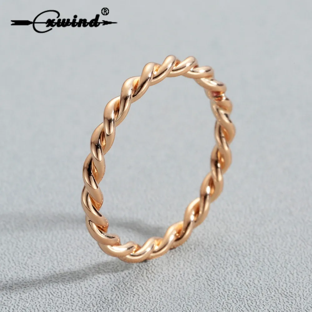 Cxwind Fashion Stackable Wire Twisted Rings for Women Gold-Color Simple Round Ring for Party Wedding Jewelry Birthday Gift
Cxwind Fashion Stackable Wire Twisted Rings for Women Gold-Color Simple Round Ring for Party Wedding Jewelry Birthday Gift