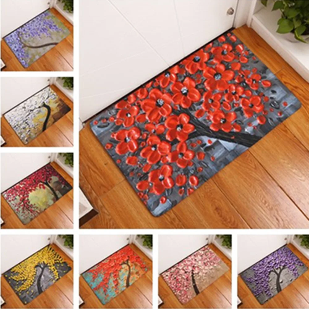 New bathroom mat kitchen bedroom decoration Oil Painting Tree Bath Mats Carpets Door Mats Non-Slip bathroom accessories#p25
New bathroom mat kitchen bedroom decoration Oil Painting Tree Bath Mats Carpets Door Mats Non-Slip bathroom accessories#p25