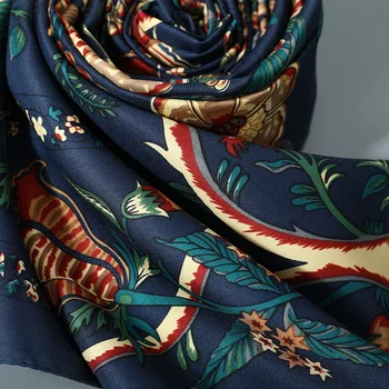 Women Tranditional Print Twill Scarf Ladies Larger Square Sunscreen 130 CM Soft Shawls And Wrap Cover Up Woman Beach Scarves
Women Tranditional Print Twill Scarf Ladies Larger Square Sunscreen 130 CM Soft Shawls And Wrap Cover Up Woman Beach Scarves
