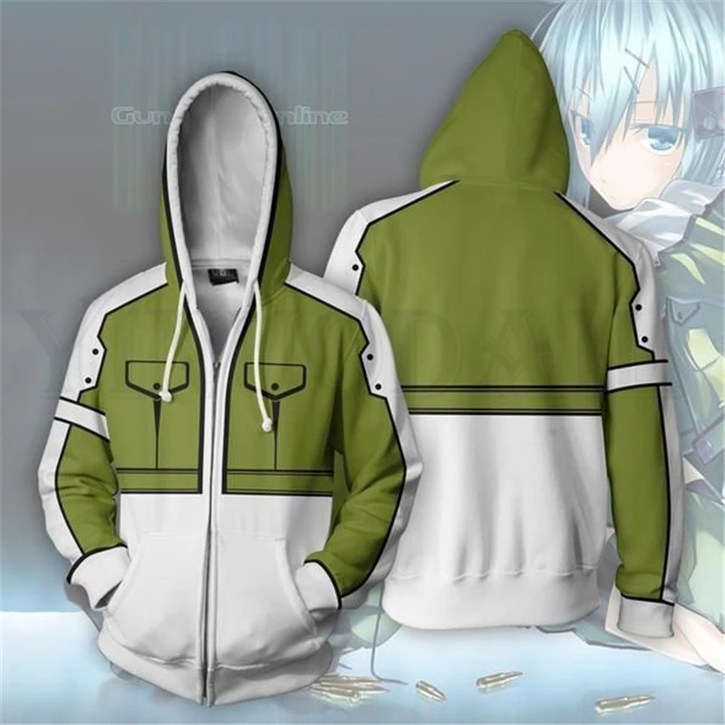 Anime Sword Art Online Hoodie Men and Women Zipper Hoodies SAO Kirigaya 3d Print Hooded Jacket Harajuku Streetwear Cosplay
Anime Sword Art Online Hoodie Men and Women Zipper Hoodies SAO Kirigaya 3d Print Hooded Jacket Harajuku Streetwear Cosplay