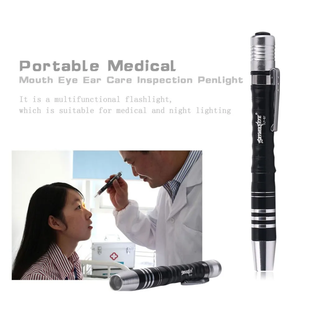 1W 1.5V Torch Flashlight Medical Mouth Eye Ear Care Inspection Lantern Penlight Led Flashlight Flashlight Pocket Torch Light
1W 1.5V Torch Flashlight Medical Mouth Eye Ear Care Inspection Lantern Penlight Led Flashlight Flashlight Pocket Torch Light