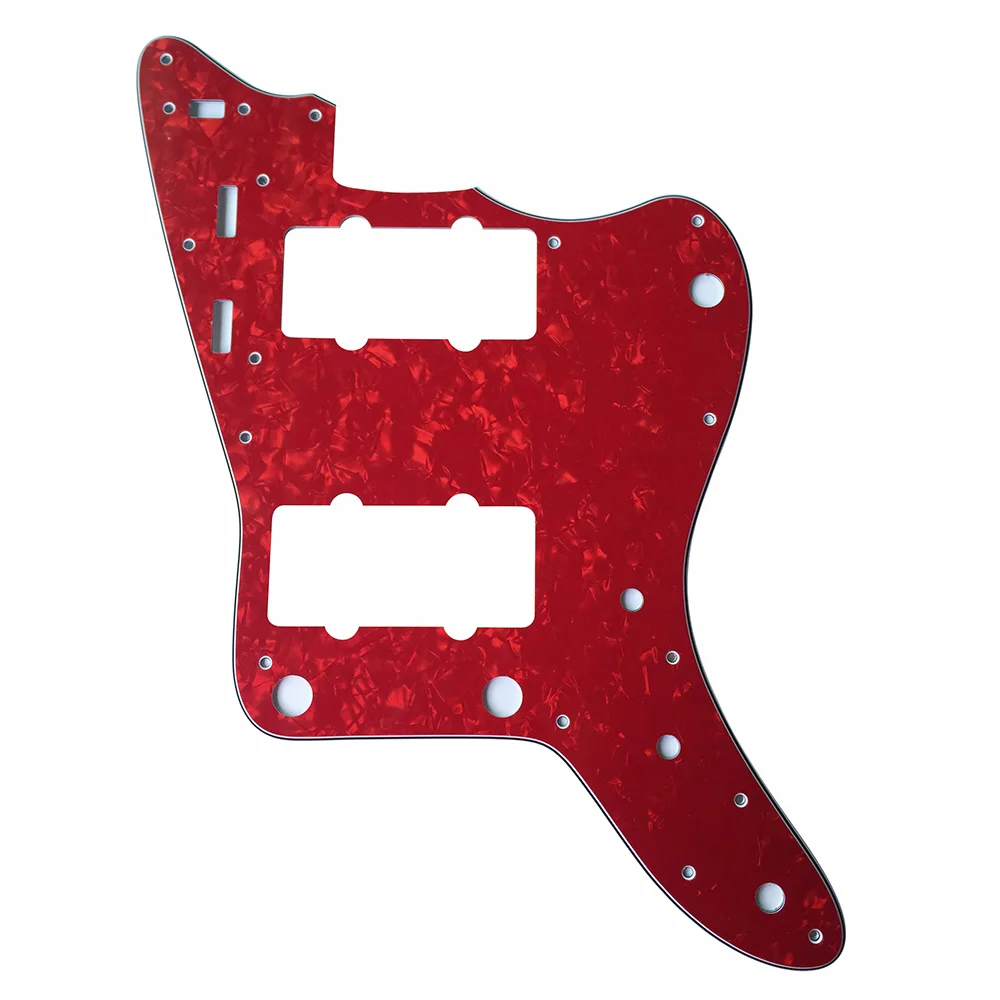 Pleroo Custom Guitar pickgaurd царапинная пластина для японской гитары Jazzmaster Pickguard 4 слойная