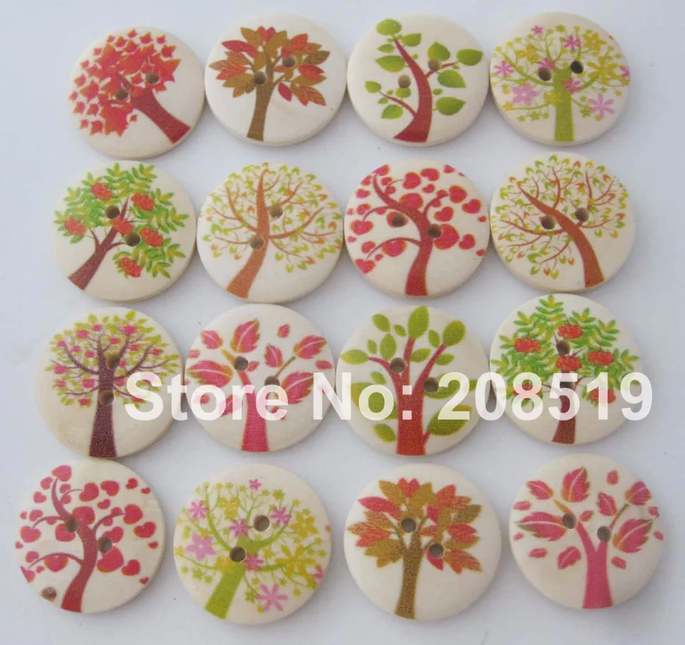 WBNKEK 1" Round wooden Buttons 100pcs nature color printed tree design DIY scrapbooking accessories
WBNKEK 1" Round wooden Buttons 100pcs nature color printed tree design DIY scrapbooking accessories