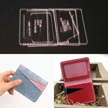 1set DIY Acrylic Leather Template Home Handwork Leathercraft Sewing Pattern Tools Accessory Card Holder 80x110x10mm
1set DIY Acrylic Leather Template Home Handwork Leathercraft Sewing Pattern Tools Accessory Card Holder 80x110x10mm