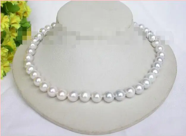 Free Shipping >>> natural 18" 11mm round white pearls necklace 925 silver clasp j8723
Free Shipping >>> natural 18" 11mm round white pearls necklace 925 silver clasp j8723