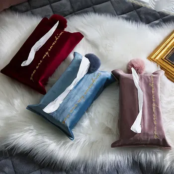 Car Tissue Box Nordic Velvet Napkin Holder Container Auto Sofa Hotel Living Room Office Decorative Paper Case Organizer Storage
Car Tissue Box Nordic Velvet Napkin Holder Container Auto Sofa Hotel Living Room Office Decorative Paper Case Organizer Storage