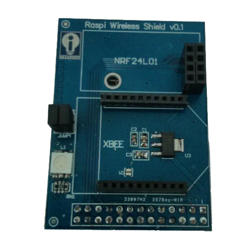 Wireless Extension Board For Raspberry Pi Support for Zigbee XBee NRF24L01 NRF24L01+
Wireless Extension Board For Raspberry Pi Support for Zigbee XBee NRF24L01 NRF24L01+