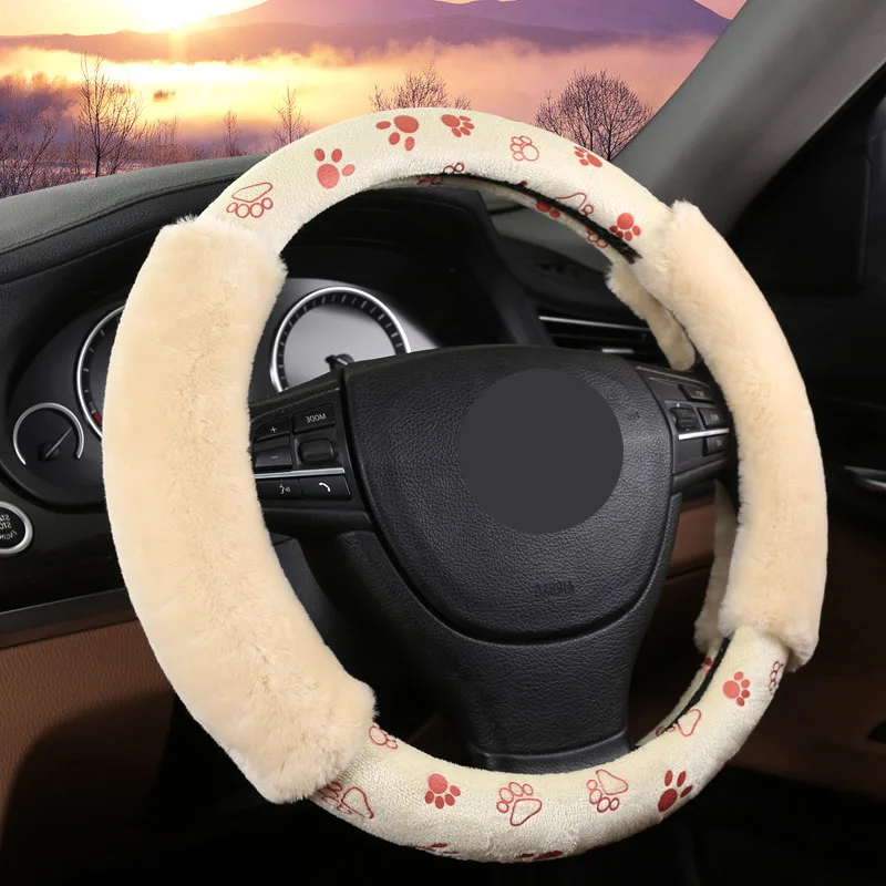 Padfoot Cute Plush gray Car Steering Wheel Covers 4 types available and low price product Interior Accessories universal 38cm
Padfoot Cute Plush gray Car Steering Wheel Covers 4 types available and low price product Interior Accessories universal 38cm