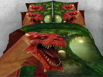 3pcs Stunning Dragon print bed cover set kids gift bedding with 1 duvet cover 2 pillowcases
3pcs Stunning Dragon print bed cover set kids gift bedding with 1 duvet cover 2 pillowcases